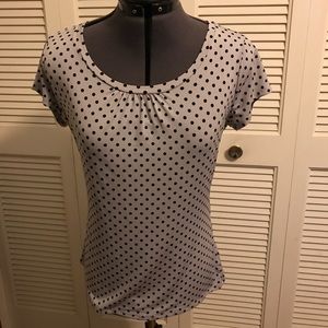 Worthington Black and grey blouse small